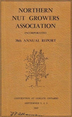 Northern Nut Growers Association Report of the Proceedings at the Thirty-Eighth Annual Meeting: Guelph, Ontario, September 3, 4, 5, 1947 Cover