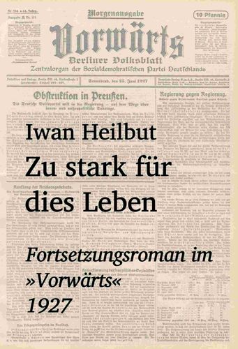 Zu stark für dies Leben Cover